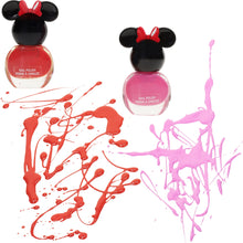 Load image into Gallery viewer, Disney Minnie Mouse - Townley Girl Zipper Cosmetic Train Case With Lip Gloss, Lip Balm, Hair Clips, Nail Stickers, Scrunchie and More, Ages 3+, for Parties, Sleepovers and Makeovers