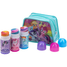 Load image into Gallery viewer, My Little Pony – Townley Girl Plant Based 3 Pcs Flavoured Swirl Lip Balm & Micro Keychain Bag Makeup Cosmetic Set for Kids and Girls, Ages 3+ Perfect for Parties, Sleepovers & Makeovers