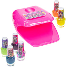 Load image into Gallery viewer, L.O.L Surprise! Townley Girl Plant-Based, Non-Toxic Peel-Off Water-Based Natural Safe Quick Dry Nail Polish Gift Kit Set for Kids Set With Nail Dryer, Batteries Not Included, Ages 5+