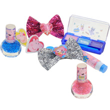 Load image into Gallery viewer, Peppa Pig - Townley Girl Backpack Cosmetic Makeup Gift Bag Set includes Hair Accessories and Printed PVC Back-pack for Kids Girls, Ages 3+ perfect for Parties, Sleepovers and Makeovers