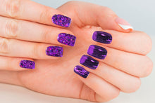 Load image into Gallery viewer, Townley Girl 96 Pcs Glitter-Glamup & Metallic Press-On Nails Artificial Fake False Nails Set for Kids with Pre-Glue Full Cover Acrylic Nail Tip Kit, Great for Gifts, Parties, Sleepovers and Makeovers