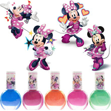 Load image into Gallery viewer, Disney Minnie Mouse - Townley Girl Non-Toxic Water Based Peel-Off Nail Polish Set with Glittery and Opaque Colors for Girl Kid Teen Ages 3+, Perfect for Parties, Sleepovers & Makeovers, 18 Pcs
