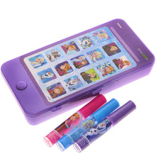 Load image into Gallery viewer, TownleyGirl Anna and Elsa Sparkly Lip Gloss with IPhone Case with Music and Touch Screen, 4 CT
