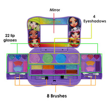 Load image into Gallery viewer, Rainbow High - Townley Girl Beauty Compact Set Kit with Brushes, 4 Eye Shadows, 8 Lip Gloss & 4 Shimmer Makeup Set for Kids Girls, Ages 6+ perfect for Parties, Sleepovers and Makeovers