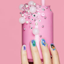 Load image into Gallery viewer, Disney Princess - Townley Girl 48 Pcs Press-On Nails Artificial False Nails Set for girls, kids with Pre-Glue Full Cover Acrylic Nail Tip Kit, Ages 6+ for Parties, Sleepovers and Makeovers