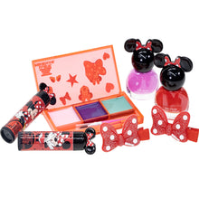 Load image into Gallery viewer, Disney Minnie Mouse - Townley Girl Cosmetic Makeup Gift Bag Set includes Lip Gloss, Nail Polish & Hair Accessories for Kids Girls, Ages 3+ perfect for Parties, Sleepovers & Makeovers