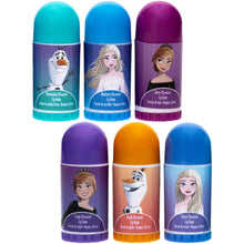Load image into Gallery viewer, Disney Frozen – Townley Girl Plant Based 6 Pcs Flavoured Lip Balm Makeup Cosmetic Set for Kids and Girls, Ages 3+, Perfect for Parties, Sleepovers & Makeovers