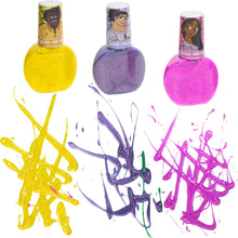 Load image into Gallery viewer, Disney Encanto – Townley Girl Non-Toxic Peel-off Glittery & Opaque Shimmery Nail Polish Set for Girls, Ages 3+ with Toe Spacer & Nail Stickers, Perfect for Parties, Sleepovers & Makeovers, 18 Pcs