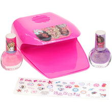 Load image into Gallery viewer, Townley Girl Barbie Non-Toxic Peel-Off Nail Polish Set with Nail Dryer for Girls, Batteries Not Included, Ages 3+