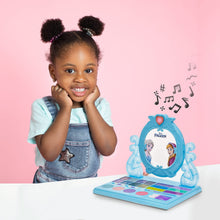 Load image into Gallery viewer, Disney Frozen - Townley Girl Cosmetic Vanity Compact Makeup Set with Mirror & Built-in Music Includes Lip Gloss, Shimmer & Brushes for Kids Girls, Ages 3+ perfect for Parties, Sleepovers and Makeovers