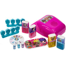 Load image into Gallery viewer, L.O.L Surprise! Townley Girl, Non-Toxic Peel-Off Water-Based Natural Safe Quick Dry Nail Polish Gift Kit Set for Kids Set With Nail Gem Wheel, Nail Stickers, Toe Spacers, Nail File, Glitter Vials, and Nail Dryer, Batteries Not Included, Ages 5+