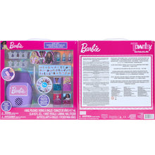 Load image into Gallery viewer, Barbie - Townley Girl, Non-Toxic Peel-Off Water-Based Natural Safe Quick Dry Nail Polish Gift Kit Set for Kids Set With Nail Gem Wheel, Nail Stickers, Toe Spacers, Nail File, Glitter Vials, and Nail Dryer, Batteries Not Included, Ages 3+