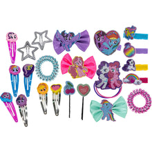 Load image into Gallery viewer, My Little Pony - Townley Girl Hair Accessories Kit|Gift Set for Kids Girls|Ages 3+ (22 Pcs) Including Hair Bow, Coils, Hair Clips, Hair Pins and More, for Parties, Sleepovers & Makeovers
