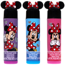 Load image into Gallery viewer, Disney Minnie Mouse – Townley Girl Plant Based 3 Pcs Flavoured Lip Balm Cosmetic Makeup Set for kids and Girls, Ages 3+, Perfect for Parties, Sleepovers & Makeovers