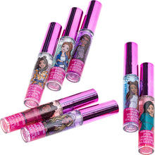 Load image into Gallery viewer, Barbie – Townley Girl Super Sparkly 7 Pieces Party Favor Lip Gloss Makeup Set for Girls Kids Toddlers, Perfect for Parties Sleepovers Makeovers Birthday Gift for Girls Above 3 Yrs (7 CT)