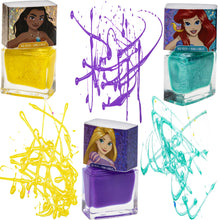 Load image into Gallery viewer, Disney Princess - Townley Girl Non-Toxic Peel-Off Nail Polish Set with Shimmery and Opaque Colors with Nail Gems for Girls Kids Ages 3+, Perfect for Parties, Sleepovers and Makeovers, 18 Pcs