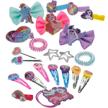 Load image into Gallery viewer, My Little Pony - Townley Girl Hair Accessories Kit|Gift Set for Kids Girls|Ages 3+ (22 Pcs) Including Hair Bow, Coils, Hair Clips, Hair Pins and More, for Parties, Sleepovers & Makeovers