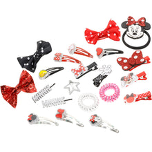 Load image into Gallery viewer, Disney Minnie Mouse - Townley Girl Hair Accessories Kit|Gift Set for Kids Girls|Ages 3+ (22 Pcs) Including Hair Bow, Coils, Hair Clips, Hair Pins and More, for Parties, Sleepovers & Makeovers