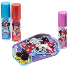 Load image into Gallery viewer, Disney Minnie Mouse – Townley Girl Plant Based 3 Pcs Flavoured Lip Gloss with Tin Cosmetic Makeup Set for Kids and Girls, Ages 3+, Perfect for Parties, Sleepovers & Makeovers
