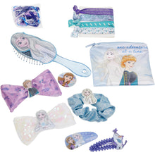 Load image into Gallery viewer, Disney Frozen - Townley Girl Hair Accessories Box|Gift Set for Kids Girls|Ages 3+ (13 Pcs) Including Hair Bow, Hair Brush, Hair Clips and More, for Parties, Sleepovers and Makeovers