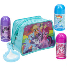 Load image into Gallery viewer, My Little Pony – Townley Girl Plant Based 3 Pcs Flavoured Swirl Lip Balm & Micro Keychain Bag Makeup Cosmetic Set for Kids and Girls, Ages 3+ Perfect for Parties, Sleepovers & Makeovers