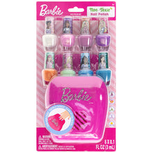 Load image into Gallery viewer, Barbie - Townley Girl Plant-Based, Non-Toxic Peel-Off Water-Based Natural Safe Quick Dry Nail Polish Gift Kit Set for Kids Set With Nail Dryer, Batteries Not Included, Ages 3+