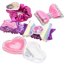 Load image into Gallery viewer, Barbie - Townley Girl Backpack Cosmetic Makeup Gift Bag Set Includes Lip Goss, Hair Accessories and Printed PVC Back-Pack for Kids Girls, Ages 3+ Perfect for Parties, Sleepovers and Makeovers