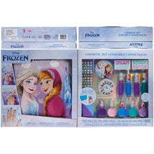 Load image into Gallery viewer, Disney Frozen - Townley Girl Non-Toxic Easy Peel-Off 18 pcs Mega Nail Polish Set for Girls with Manicure Pillow, Nail Sponge, Stencils, Nail Gems Stickers, Nail File and more! For Ages 3+