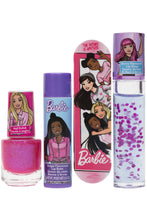 Load image into Gallery viewer, Barbie – Townley Girl Cosmetic Light-Up Tumbler, Includes Shimmery Lip Balm, Lip Gloss, Nail File and Glittery, Peelable Nail Polish. Ages 3+ Perfect for Birthday Gifts, Parties, Sleepovers &amp; Makeovers
