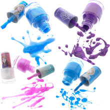 Load image into Gallery viewer, Disney Frozen - Townley Girl Non-Toxic Water Based Peel-Off Nail Polish Set with Glittery and Opaque Colors for Girls, Kids & Teens Ages 3+, Perfect for Parties, Sleepovers and Makeovers, 18 Pcs