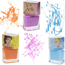 Load image into Gallery viewer, Disney Princess - Townley Girl Non-Toxic Peel-Off Nail Polish Set with Shimmery and Opaque Colors with Nail Gems for Girls Kids Ages 3+, Perfect for Parties, Sleepovers and Makeovers, 18 Pcs