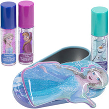Load image into Gallery viewer, Disney Frozen – Townley Girl Plant Based 3 Pcs Flavoured Lip Gloss with Tin Makeup Set for Kids and Girls, Ages 3+, Perfect for Parties, Sleepovers & Makeovers