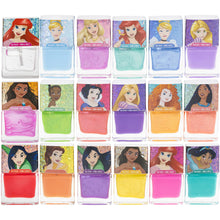 Load image into Gallery viewer, Disney Princess - Townley Girl Non-Toxic Peel-Off Nail Polish Set with Shimmery and Opaque Colors with Nail Gems for Girls Kids Ages 3+, Perfect for Parties, Sleepovers and Makeovers, 18 Pcs