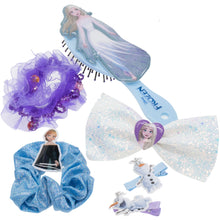Load image into Gallery viewer, Townley Girl Disney Frozen Hair Accessories Box|Gift Set for Kids Girls|Ages 3+ (6 Pcs) Including Hair Bow, Hair Brush, Hair Clips and More, for Parties, Sleepovers and Makeovers