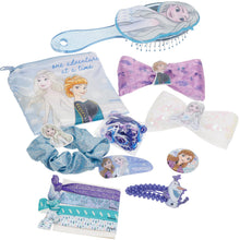 Load image into Gallery viewer, Disney Frozen - Townley Girl Hair Accessories Box|Gift Set for Kids Girls|Ages 3+ (13 Pcs) Including Hair Bow, Hair Brush, Hair Clips and More, for Parties, Sleepovers and Makeovers