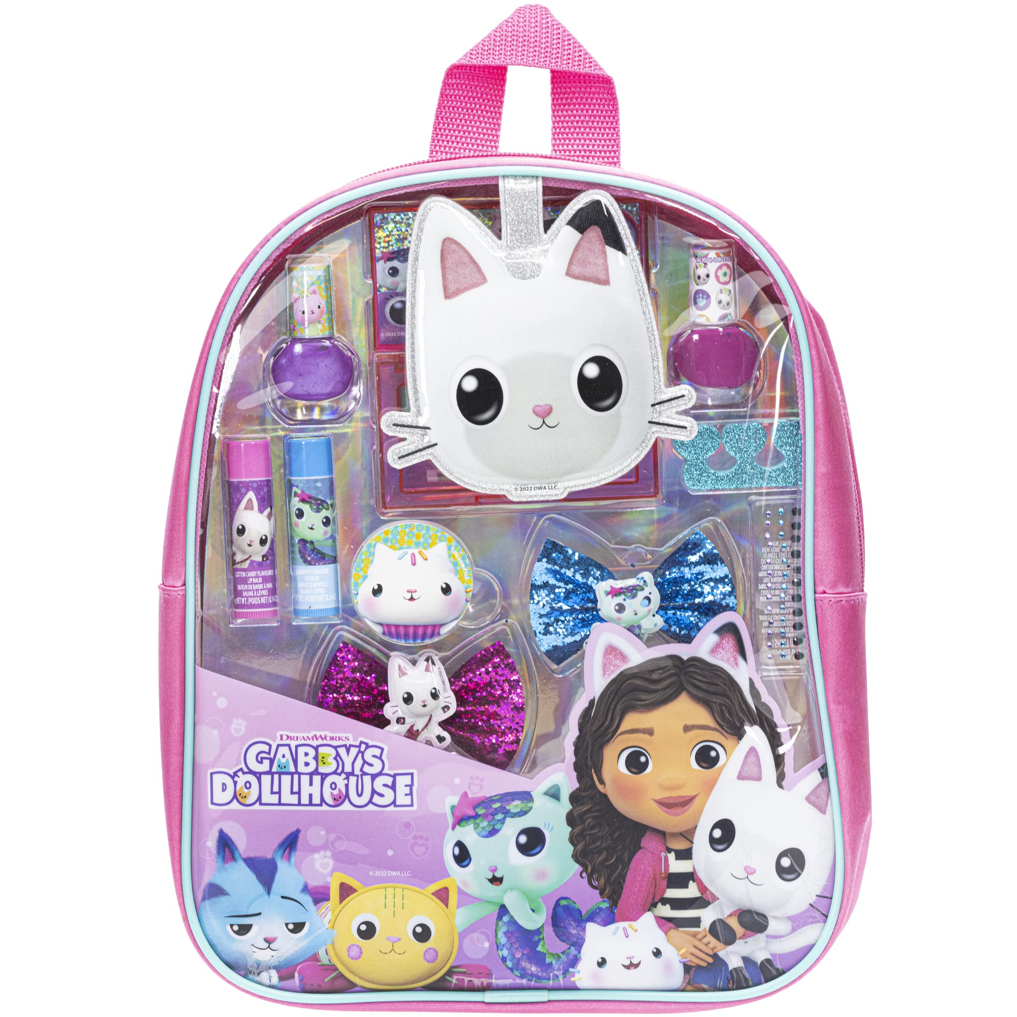 Gabby's Dollhouse Townley Girl Makeup Filled Backpack Set
