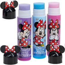 Load image into Gallery viewer, Disney Minnie Mouse – Townley Girl Plant Based 3 Pcs Flavoured Lip Balm Cosmetic Makeup Set for kids and Girls, Ages 3+, Perfect for Parties, Sleepovers & Makeovers