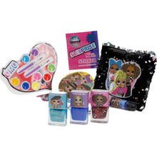 Load image into Gallery viewer, L.O.L Surprise! Townley Girl Cosmetic Activity Box Set for Girls, Ages 3+ Makeup Salon Toy Kit Including Brush, Snap Clips, Nail File, Nail Polish, Lip Gloss and more, for Parties, Sleepovers and Makeovers