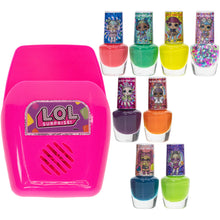 Load image into Gallery viewer, L.O.L Surprise! Townley Girl Plant-Based, Non-Toxic Peel-Off Water-Based Natural Safe Quick Dry Nail Polish Gift Kit Set for Kids Set With Nail Dryer, Batteries Not Included, Ages 5+