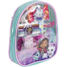 Load image into Gallery viewer, Gabby’s Dollhouse - Townley Girl Backpack Cosmetic Makeup Gift Bag Set includes Hair Accessories and Printed PVC Back-pack for Kids Girls, Ages 3+ perfect for Parties, Sleepovers and Makeovers