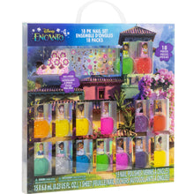 Load image into Gallery viewer, Disney Encanto – Townley Girl Non-Toxic Peel-off Glittery & Opaque Shimmery Nail Polish Set for Girls, Ages 3+ with Toe Spacer & Nail Stickers, Perfect for Parties, Sleepovers & Makeovers, 18 Pcs