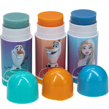 Load image into Gallery viewer, Disney Frozen – Townley Girl Plant Based 6 Pcs Flavoured Lip Balm Makeup Cosmetic Set for Kids and Girls, Ages 3+, Perfect for Parties, Sleepovers & Makeovers