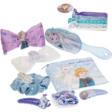 Load image into Gallery viewer, Disney Frozen - Townley Girl Hair Accessories Box|Gift Set for Kids Girls|Ages 3+ (13 Pcs) Including Hair Bow, Hair Brush, Hair Clips and More, for Parties, Sleepovers and Makeovers