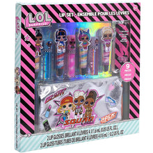 Load image into Gallery viewer, L.O.L Surprise! Townley Girl Makeup Set with 8 Flavored Lip Glosses for Girls with 1 Surprise Lip Gloss Color and Flavor, Ages 5+