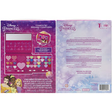 Load image into Gallery viewer, Disney Princess- Townley Girl Beauty Compact Set with Brushes, Eyeshadow Palette, 28 Shades, 6 Lip Gloss & 4 Blushes Makeup Set for Kids Girls, Ages 3+ perfect for Parties, Sleepovers and Makeovers