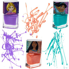 Load image into Gallery viewer, Disney Princess - Townley Girl Non-Toxic Peel-Off Nail Polish Set with Shimmery and Opaque Colors with Nail Gems for Girls Kids Ages 3+, Perfect for Parties, Sleepovers and Makeovers, 18 Pcs