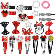 Load image into Gallery viewer, Disney Minnie Mouse - Townley Girl Hair Accessories Kit|Gift Set for Kids Girls|Ages 3+ (22 Pcs) Including Hair Bow, Coils, Hair Clips, Hair Pins and More, for Parties, Sleepovers & Makeovers