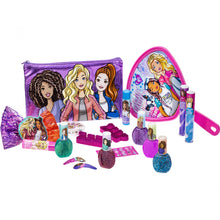 Load image into Gallery viewer, Barbie – Townley Girl Mega Cosmetic Set. Includes Lip, Nail, Hair & Face Makeup with Bag and Mirror for Girls, Ages 3+ Perfect for Parties, Sleepovers and Makeovers