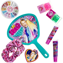 Load image into Gallery viewer, JoJo Siwa - Townley Girl Backpack Cosmetic Activity Set for Girls, Ages 3+ Makeup Hair Salon Kit Including Scrunchie, Mirror, Nail Polish, Lip Gloss and more, for Parties, Sleepovers and Makeovers