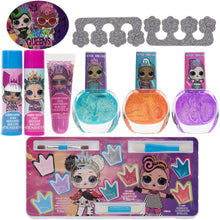 Load image into Gallery viewer, L.O.L Surprise! Townley Girl Train Case Cosmetic Makeup Set Includes Lip Gloss, Eye Shimmer, Nail Polish, & More! for Kids Girls, Ages 5+ Perfect for Parties, Sleepovers & Makeovers